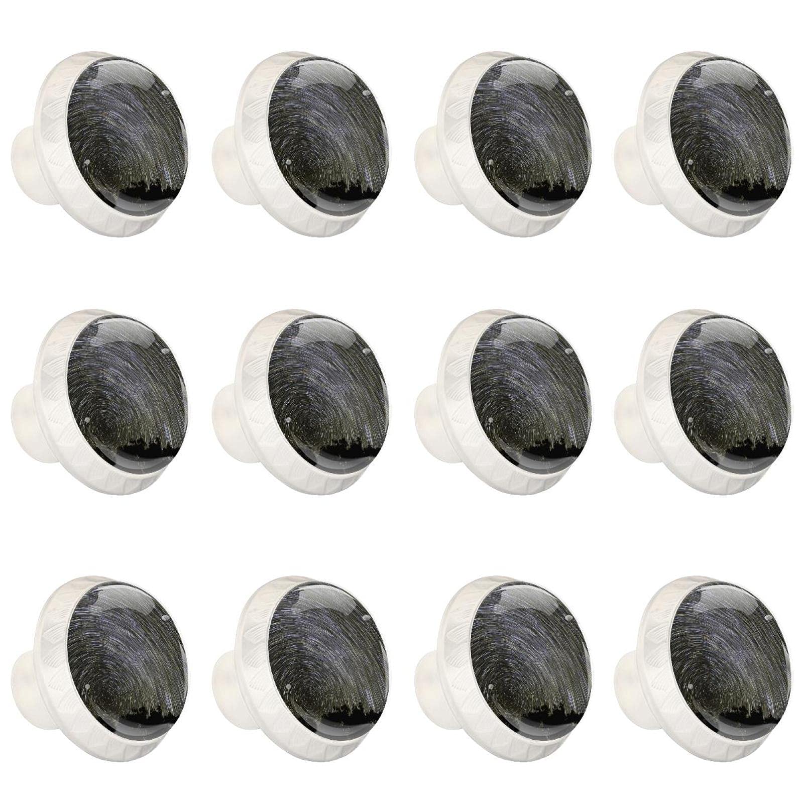 Armoires de cuisine boutons ronds lot de 12 poignées tiroirs commode placard gris