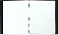 Vista 3 de Blueline EcoLogix Cuaderno NotePro 100% reciclado, negro, 11 x 8.5 pulgadas, 200 páginas (A10200E.BLK)