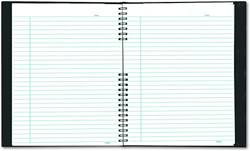 Miniatura 3 de Blueline EcoLogix Cuaderno NotePro 100% reciclado, negro, 11 x 8.5 pulgadas, 200 páginas (A10200E.BLK)