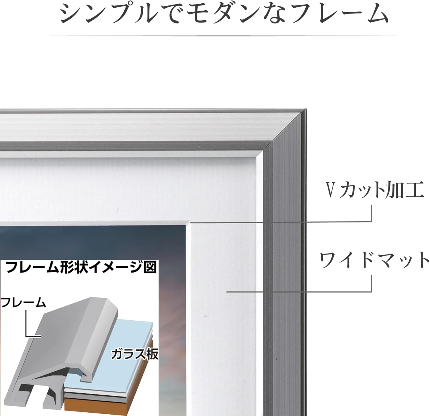 HAKUBA Picture Frame Aluminum AG-02