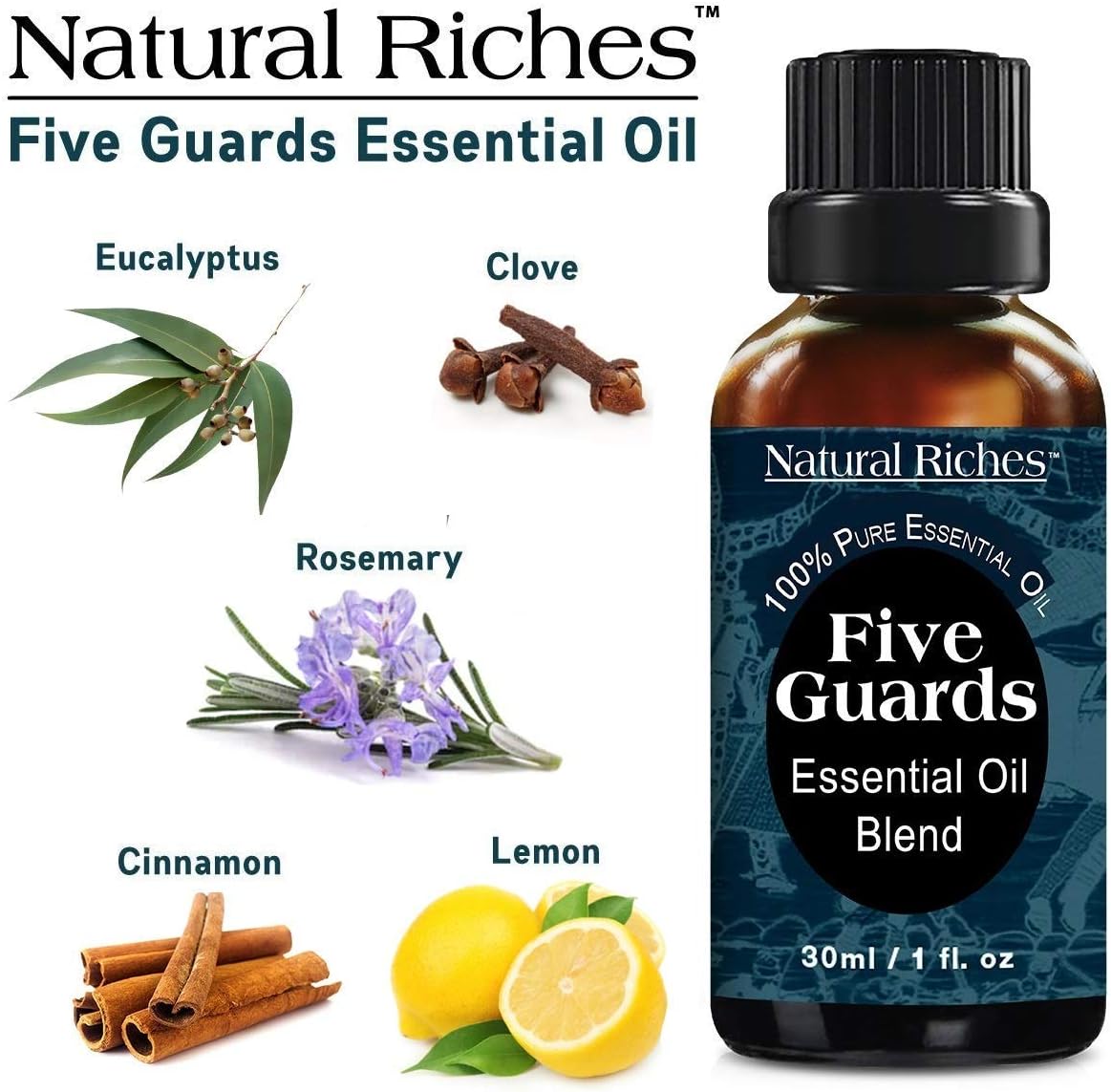 Natural Riches Five Guards and Breathe Blend - 2x30 ml
