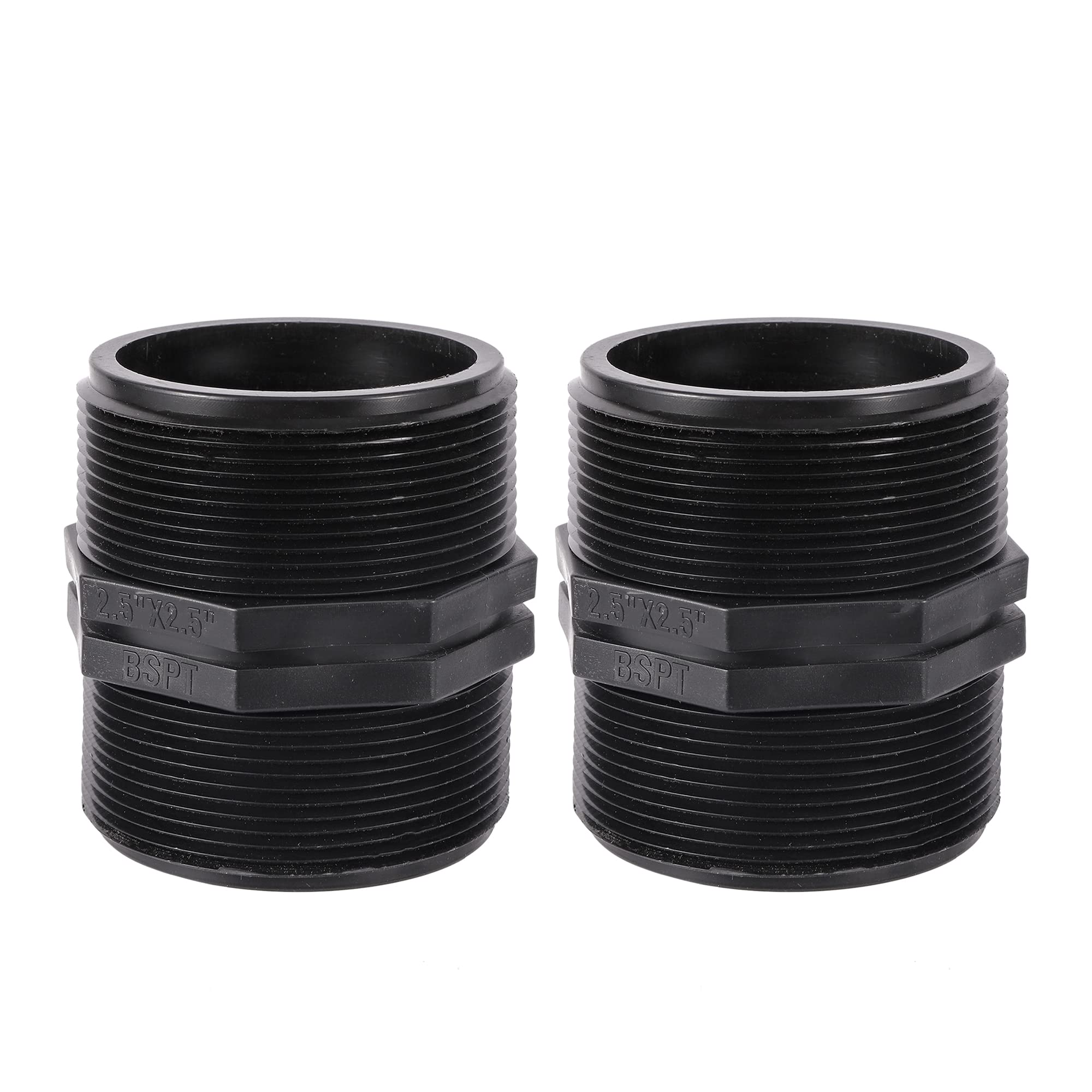 AERZETIX - C48682 - Lot De 10 Raccords Réparateurs Cannelés 1/2'' X 1/2'' - Jonction De Réparation Manchons Pour Tuyau D'arrosage - En Plastique