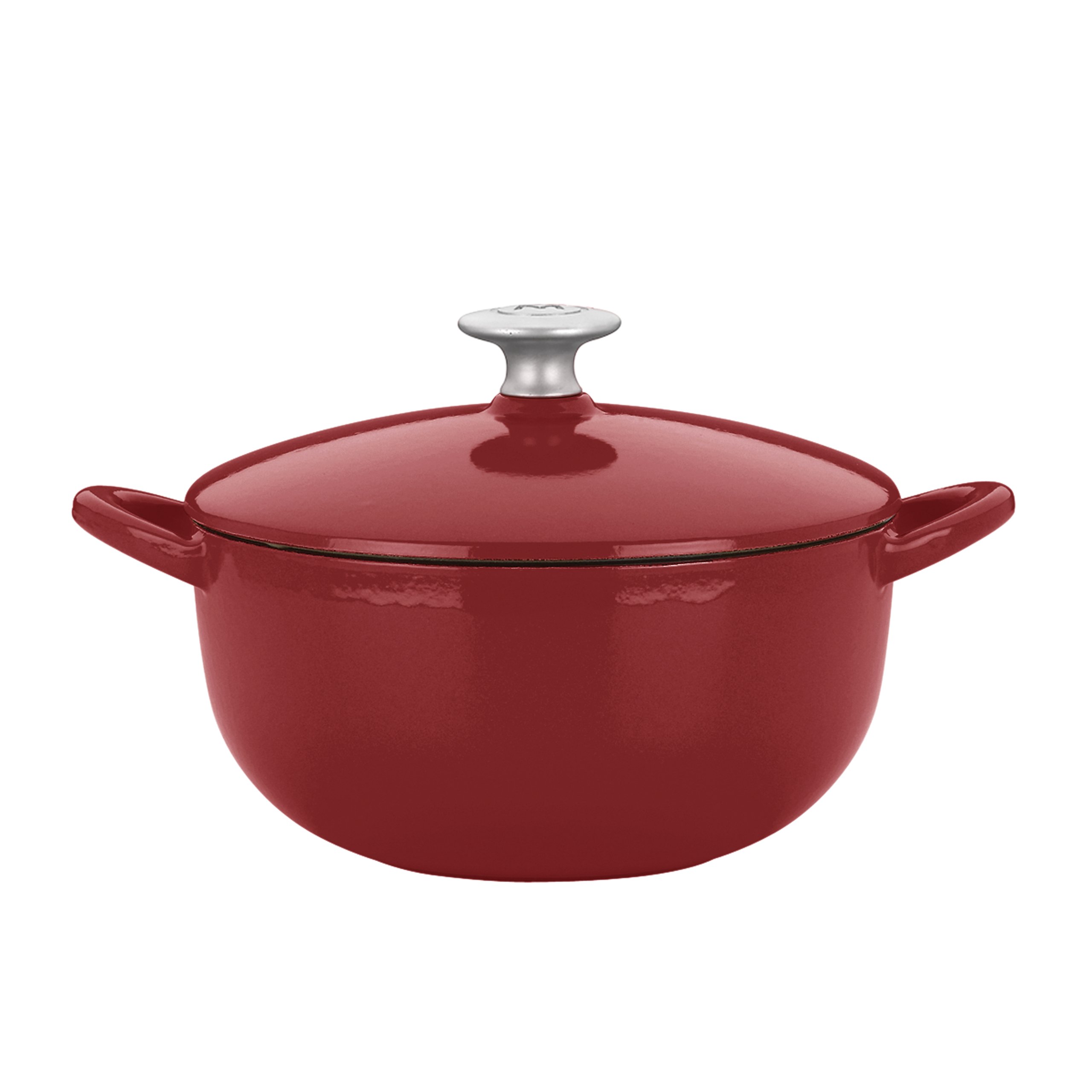 Mario Batali Enameled Cast Iron 4-Quart Soup Pot by Dansk, Chianti