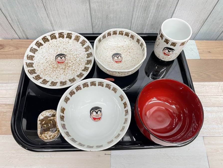 こち亀 ジャンプ 懸賞当選品 両さん お盆 お茶碗 食器 お椀 食器セット レア Amazon.co.jp: こち亀 ジャンプ 懸賞当選品 両さん お盆 お茶碗