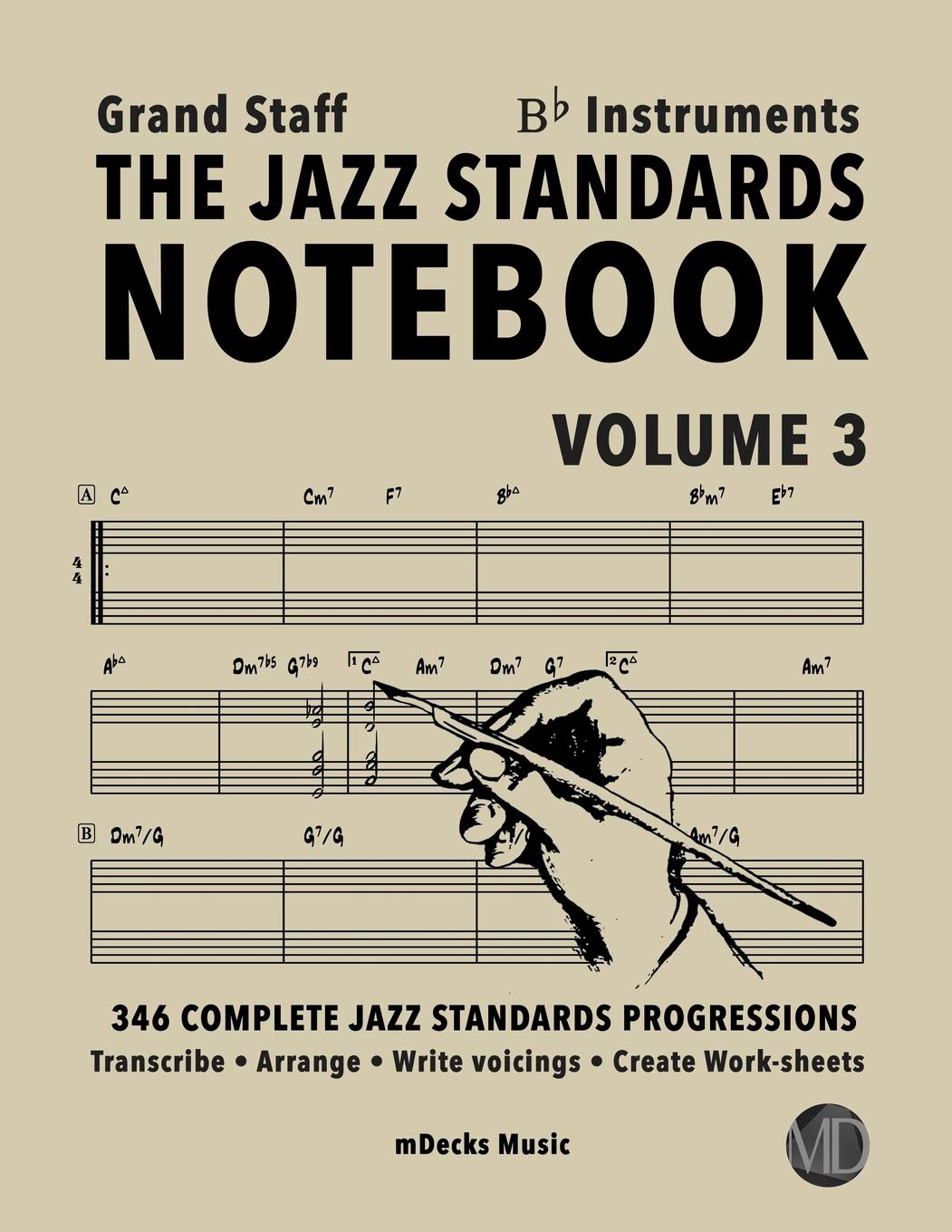 The Jazz Standards Notebook Vol 3 Bb édition Grand Staff supérieure