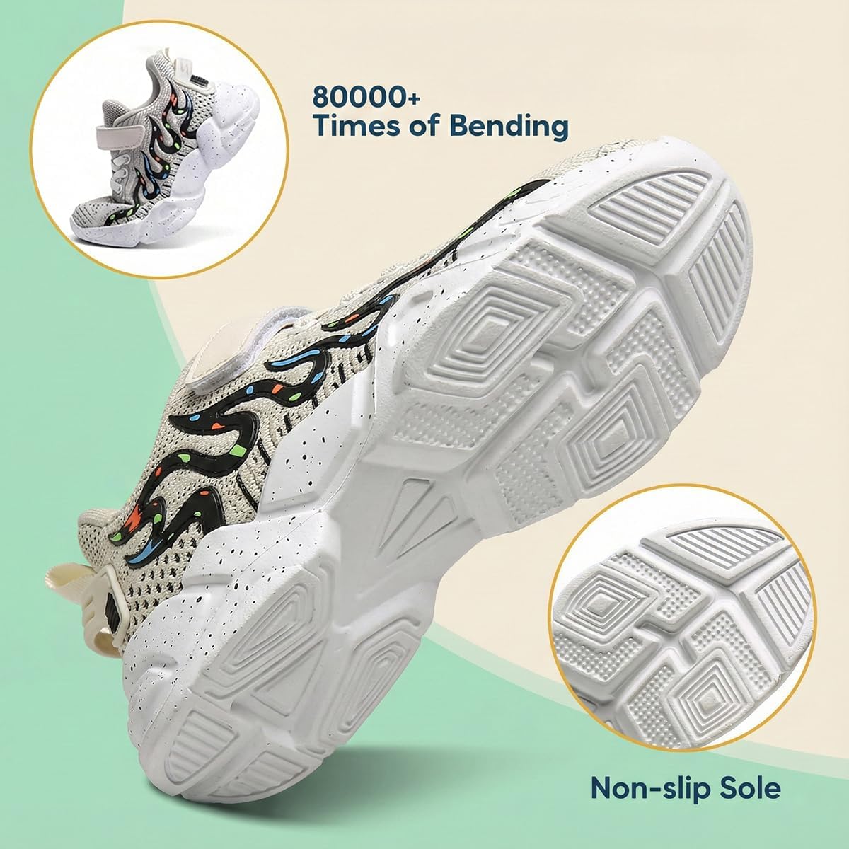 Kids Boys Girls Shoes Antiskid Tennis Sneakers Lightweight Casual Kids Child for Outdoor Play Walking Running - Image 4