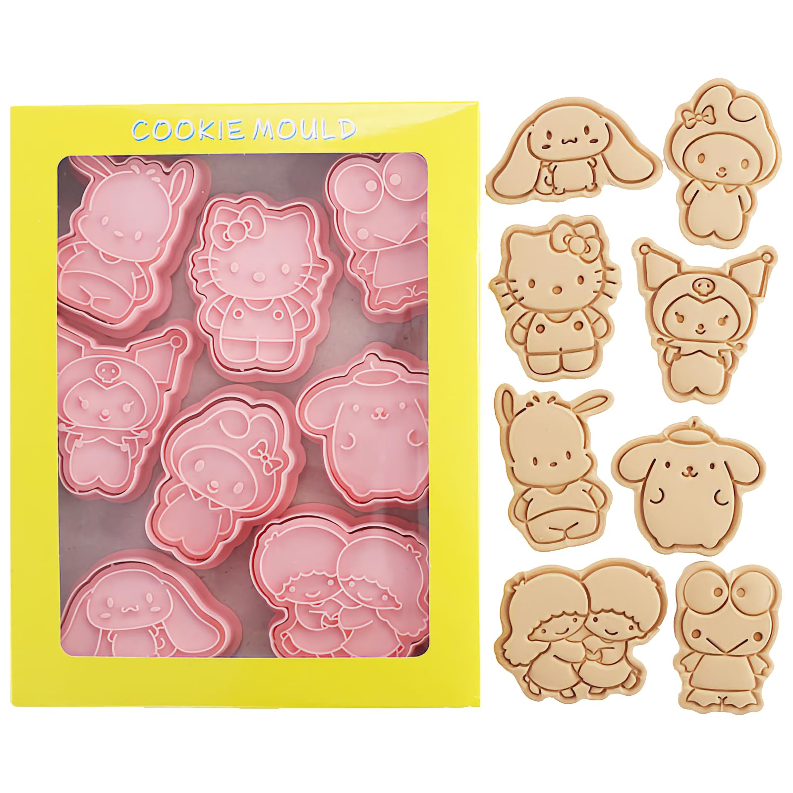 【8個セット】クッキー型抜き DIY焼き型 誕生日プレゼント お弁当グッズ ハロウィン 製菓用品 手作り人気 贈り物 パウンドケーキ型 (全身クッキー型)