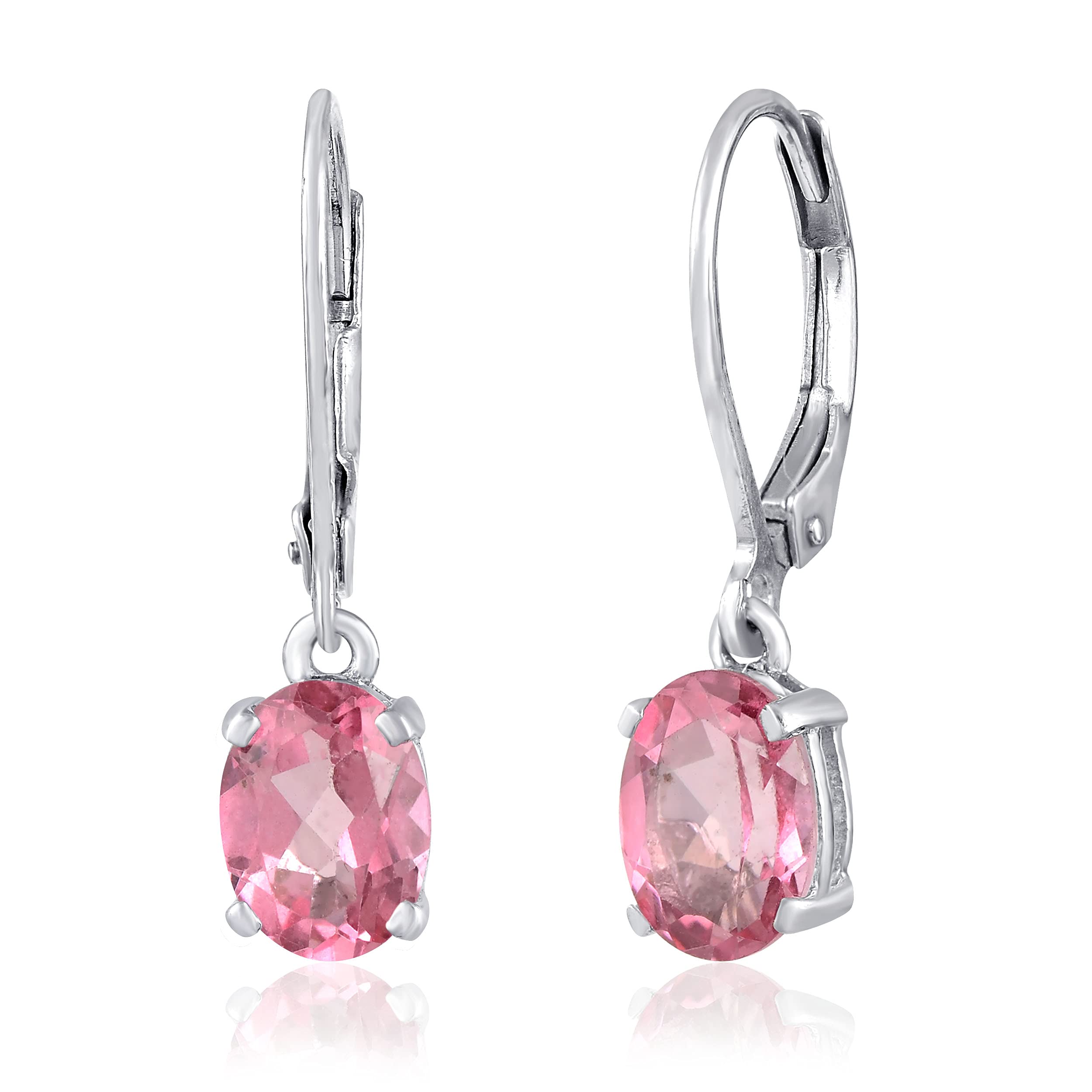 Dazzler Birthstone Sterling Silver Dangle & Drop Earrings for Women