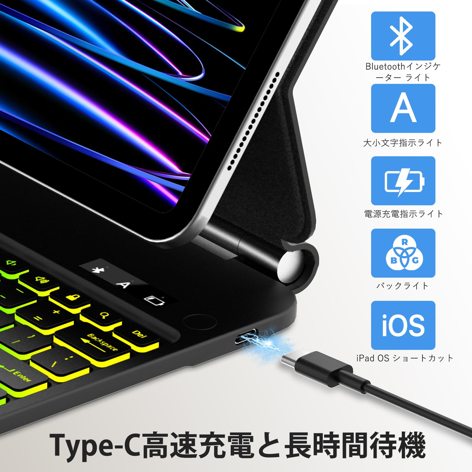 Amazon.co.jp: [2026革新モデル]マジックキーボード iPad Air 13インチ