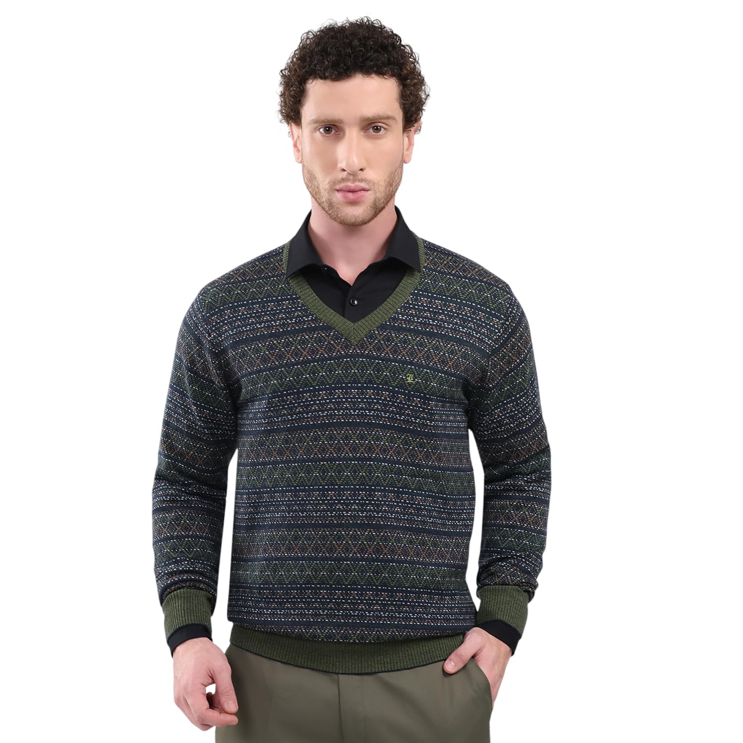 Men's V Neck Full Sleeve Pullover | Warm Woolen Sweater for Men |Soft Comfortable Knitted Winter Wear for Men-image-40