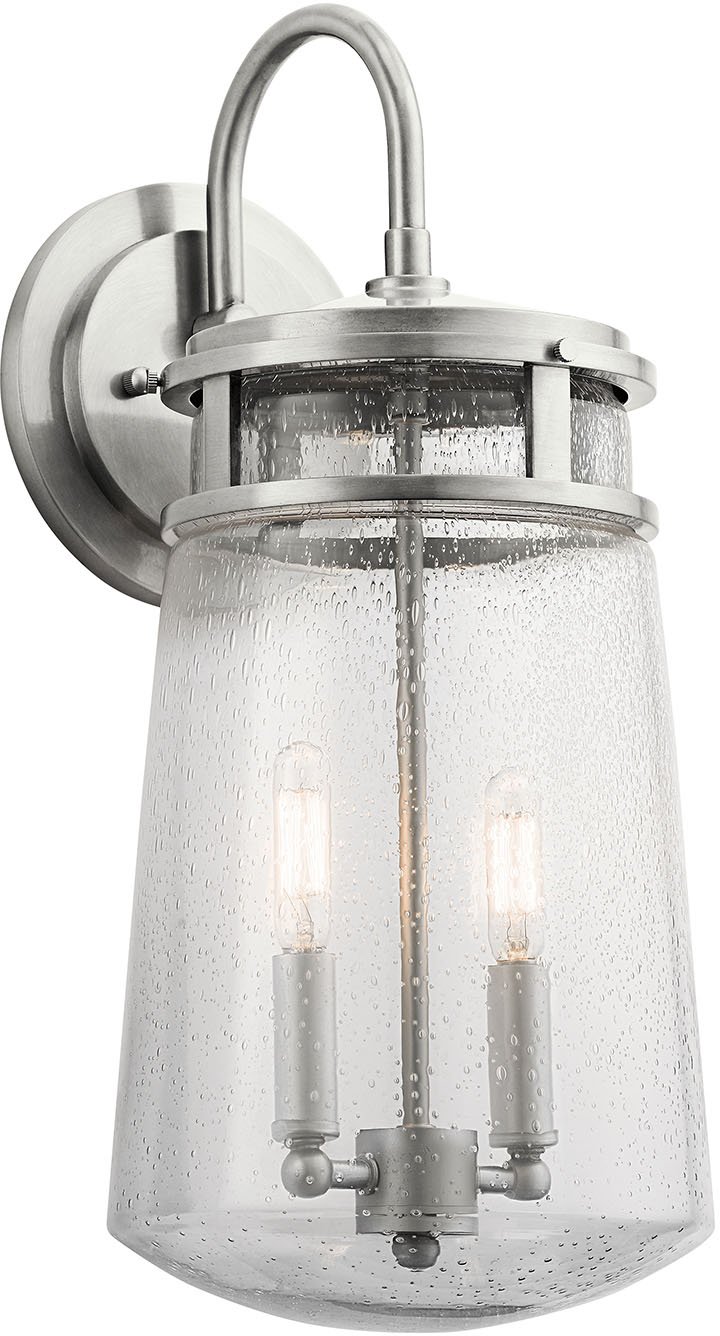 Kichler 49496BA Two Light Outdoor Wall Mount