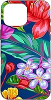 Vista 19 de Hawaiian Tropical Phone Case Yellow Red Hibiscus Plumeria Case for iPhone 17