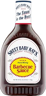 Sweet Baby Ray's Barbecue Sauce 40 oz Bottles, 2-Pack - Classic Sweet & Tangy BBQ Sauce for Grilling