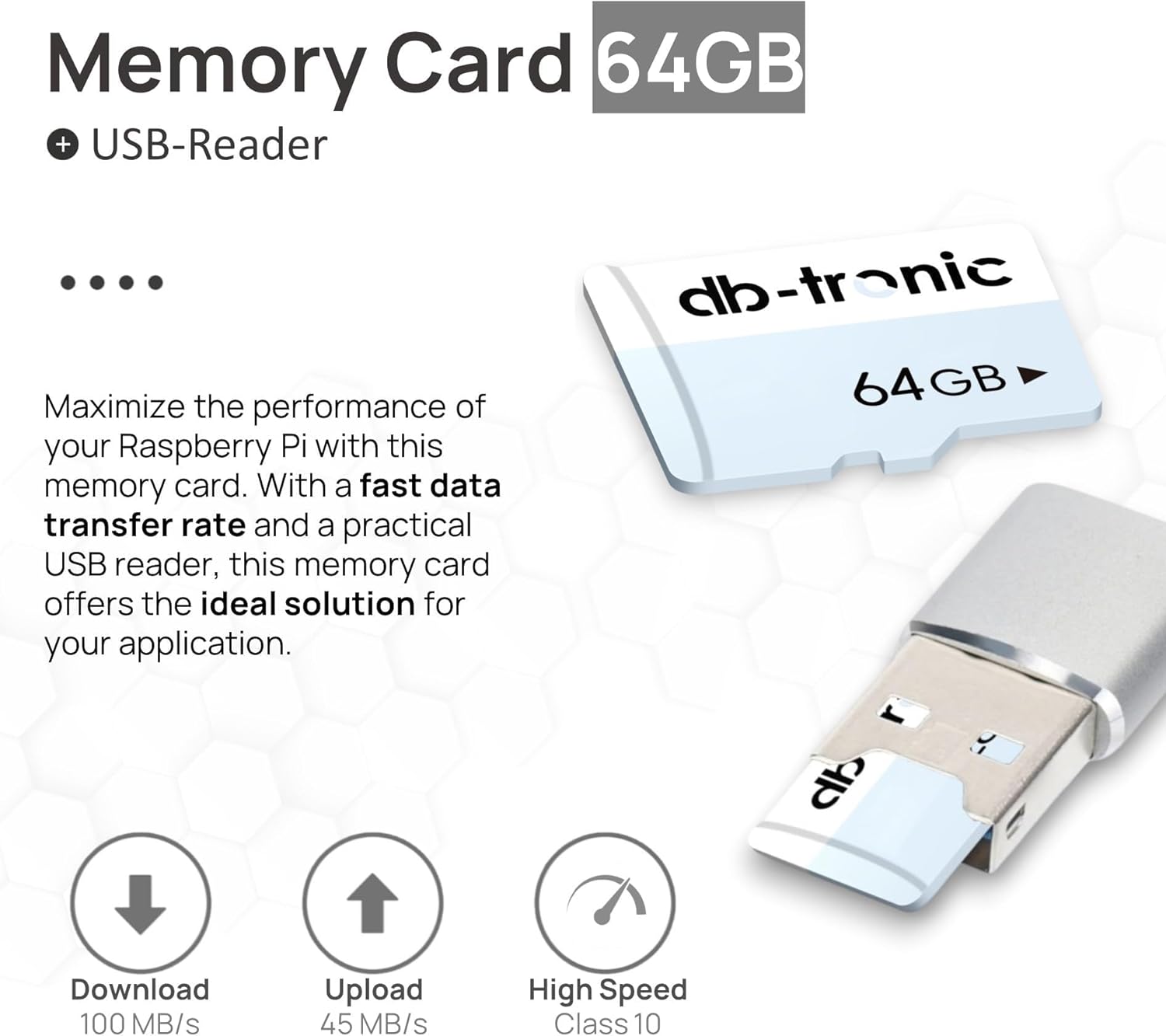 4K Micro HDMI cable, 1 meter long, with gold-plated connectors.