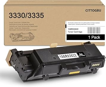 Phaser 3330 Black High Capacity Toner Cartridge 106R03622 1-Pack - Compatible Toner Cartridge Replacement for Xerox Phaser 3330 WorkCentre 3345 3335 Printer