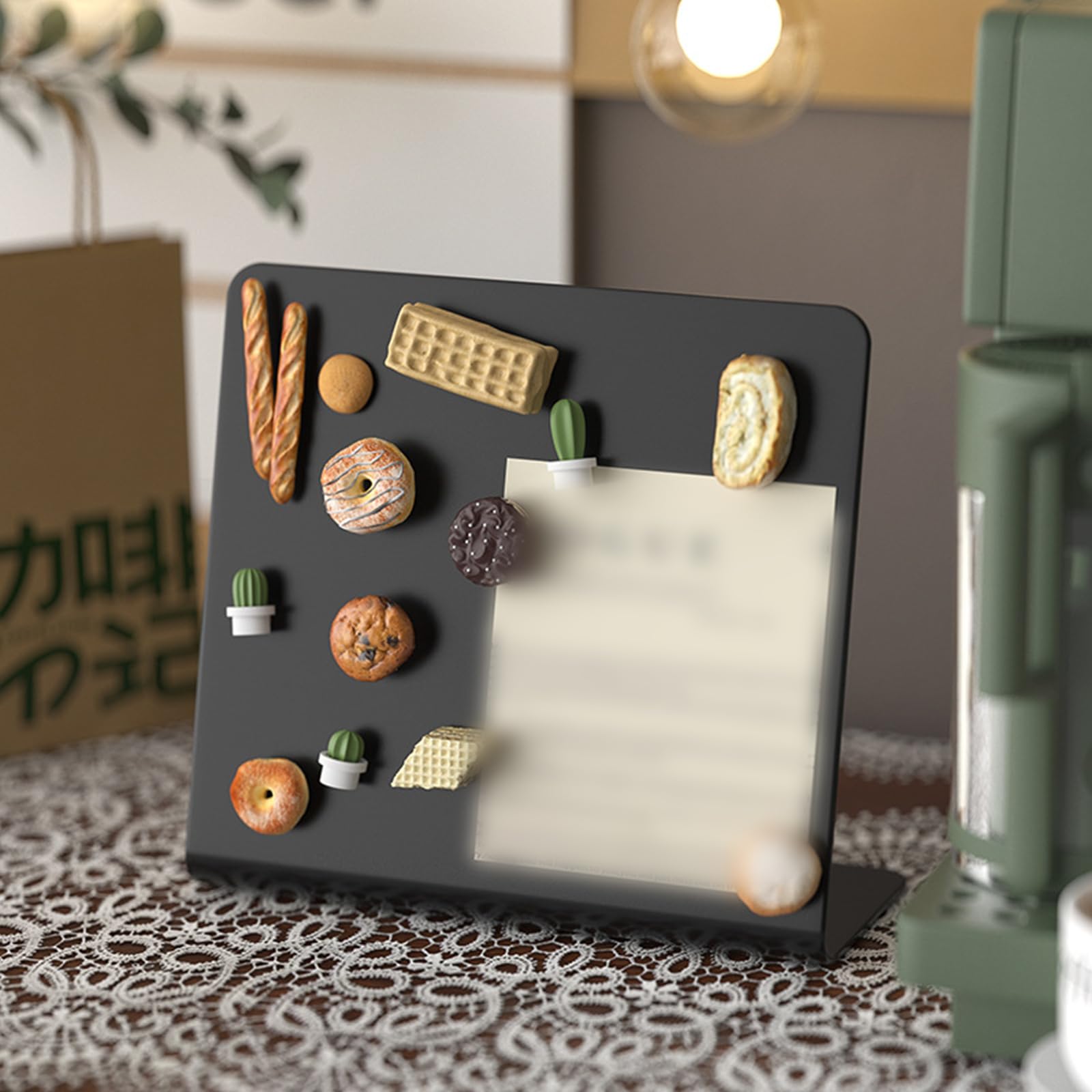 Lavagna Magnetica Da Tavolo Promemoria In Metallo Tabellone Per Appunti Scrittura Cancellabile Per Ufficio Cucina Domestica Scrivania Magnetica