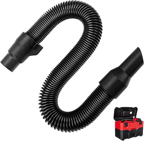 14-37-0105 Manguera de vacío compatible con Milwaukee M18 Packout Vacuum 0880-20 0780-20 0970-20, para aspiradora húmeda/seca de 18V/28V