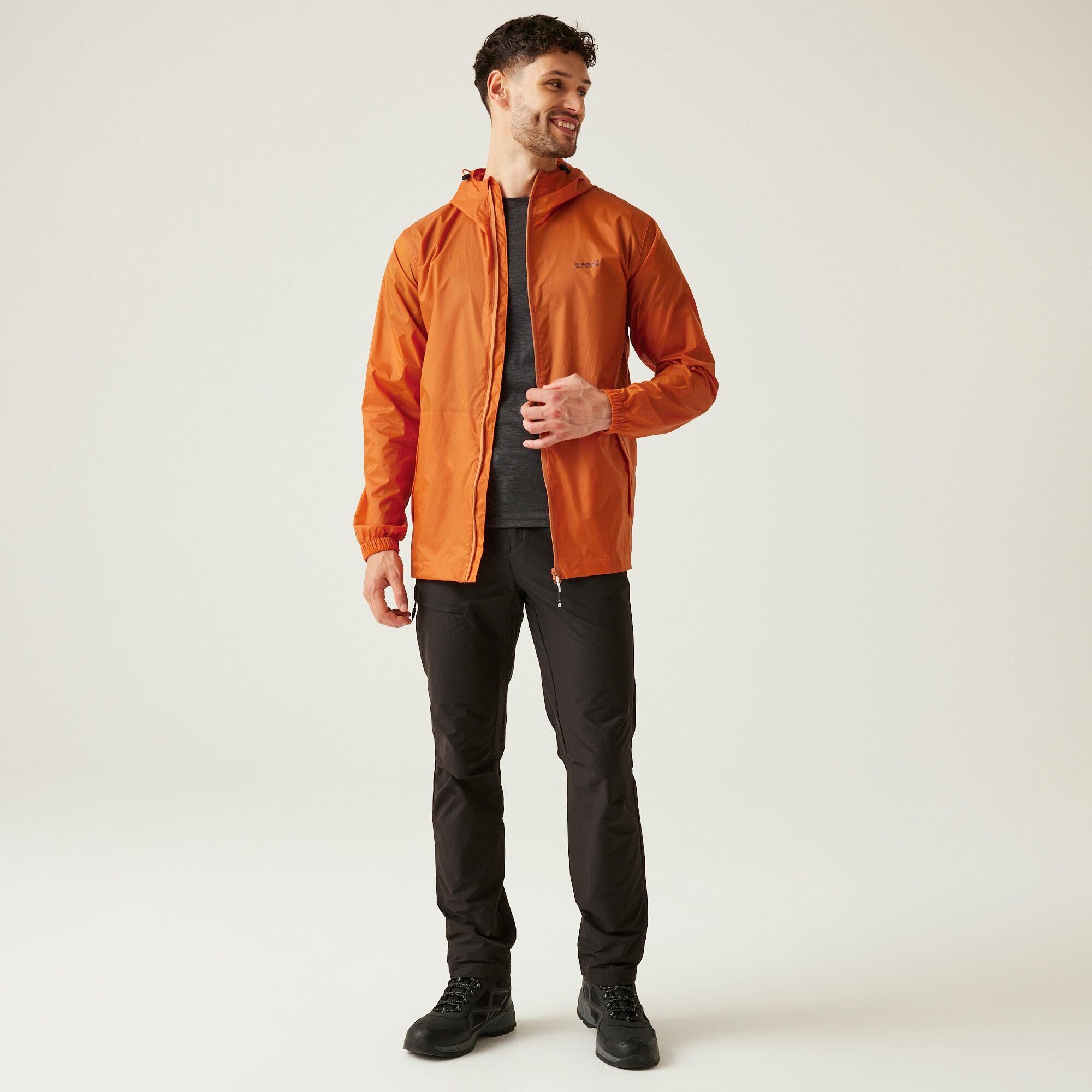 Regatta Herren Pack It III wasserdicht Jacke und Tasche atmungsaktiv packbar Raincoat – Bild 3