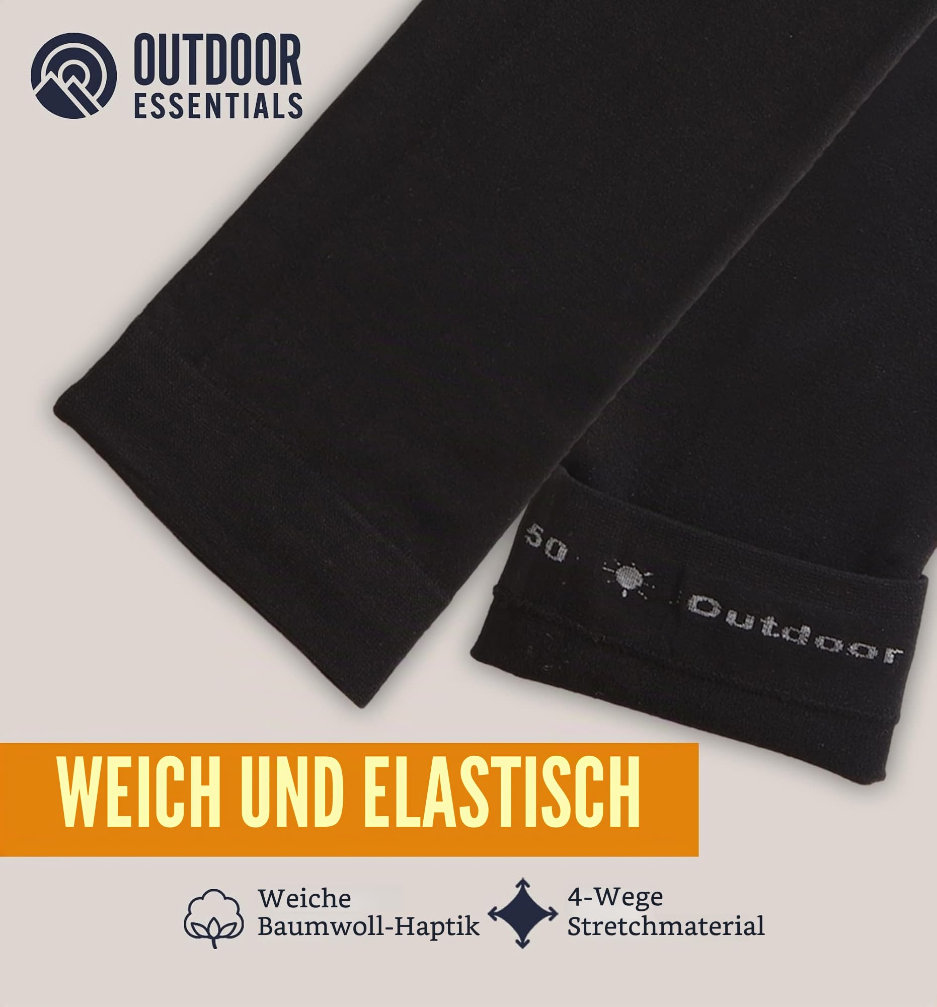 UV-Sonnenschutz Kompressions-Armstulpen – Tattoo Cover Up – kühlende Sportbandage für Fußball, Golf & Volleyball