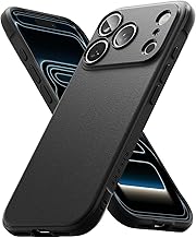 Ringke Onyx Case for iPhone 17 Pro, [Grippy] Non-Slip Anti-Fingerprint Scratch-Resistant Shockproof Slim Design Mobile Phone Case with Precise Camera Cut-Outs - Black