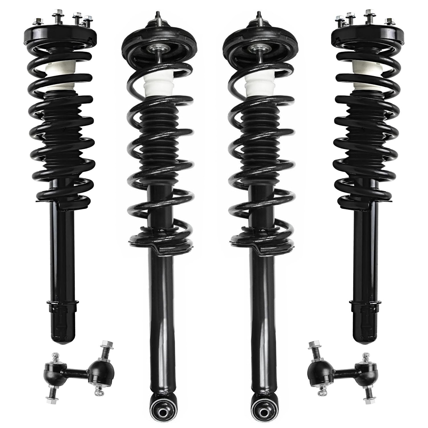 Detroit Axle - 6pc Struts Sway Bar Links Kit for 2004-2008 Acura TSX