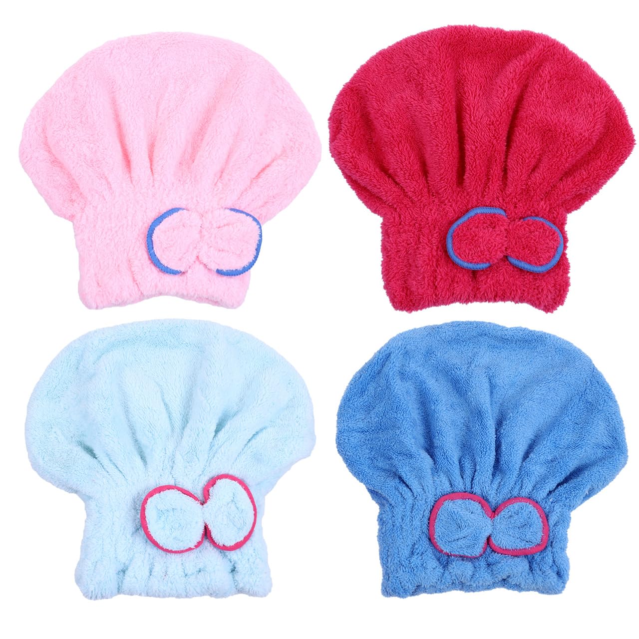 Serviette cheveux absorbante microfibre GANAZONO pour simplifier votre routine beauté après la douche