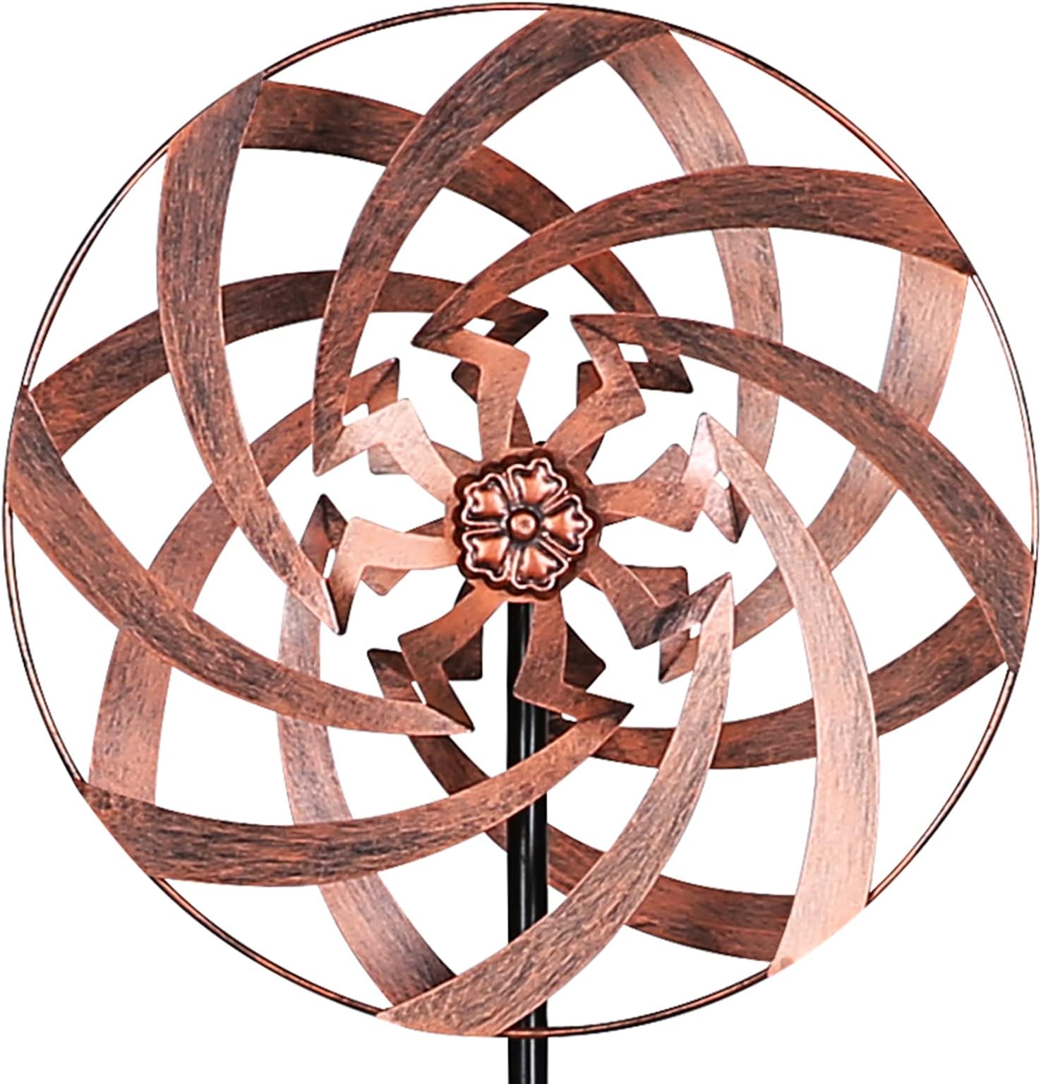 Wind Spinners for Yard and Garden Decor, Metal Kinetic Wind Sculptures Perfect for Outdoor Lawn Patio Decoration 63 x 13
