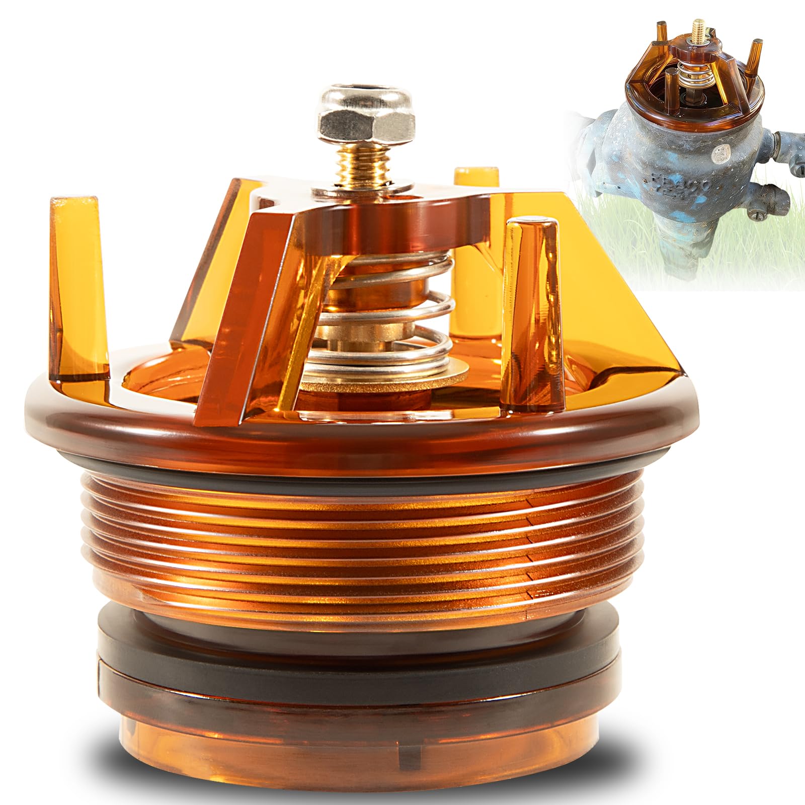 Sunluway 765-1 Repair Kit for 1" & 1-1/4" Backflow Preventer and Vacuum Breaker, 905-212 Bonnet Poppet Repair Kit Replacement Part# 905212 for 765 1" & 1 1/4" Vacuum Valve (with Lubricant)