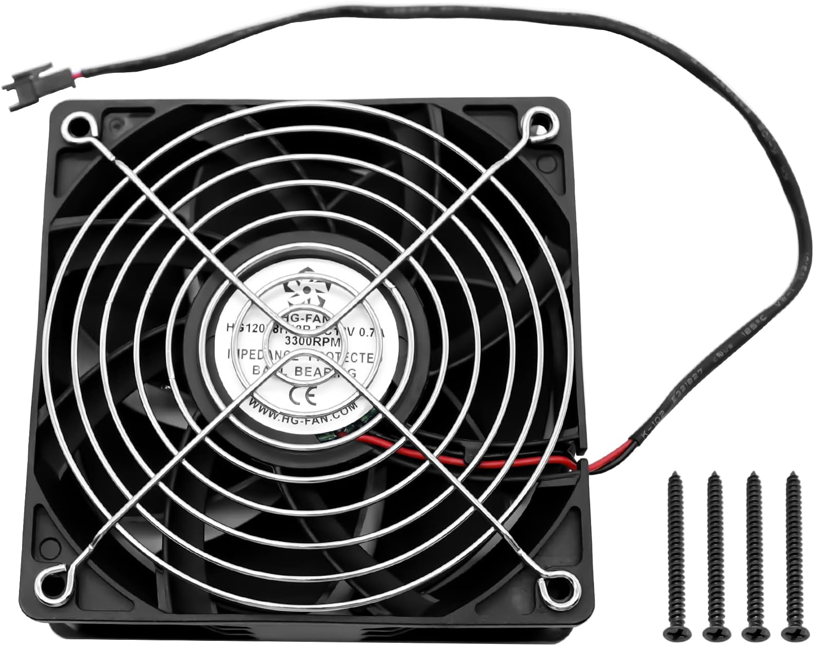 COMVIEE Replacement Fan Kit Compatible with Masterbuilt MB20040220/MB20041220 Gravity Series 560/800/1050 Digital Charcoal Grill and Smoker Accessories, Part Number : 9904190040