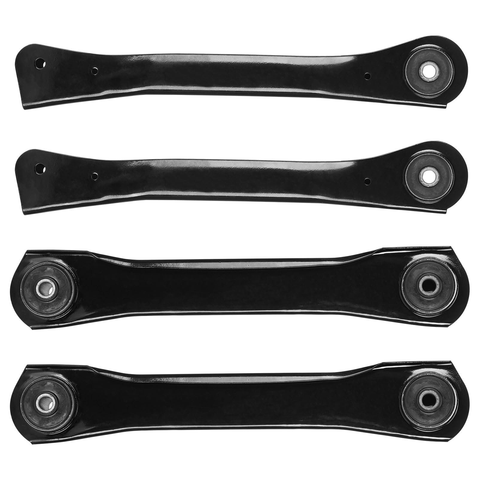 Front Upper & Lower Control Arms w/Bushing Assembly Replacement for 91