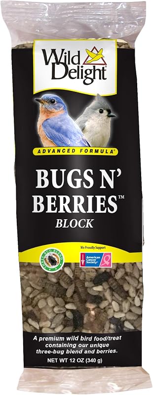 Alimento para Aves Silvestres em Bloco com Insetos, Frutas e Sementes Wild Delight 099128, 340 g