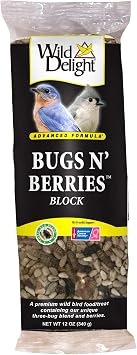 Wild Delight 388310 Bugs N Berries Block, 12 oz,