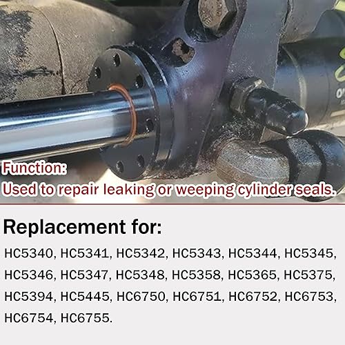 Miniatura 3 de HC5345 Kit de sellos para Seastar - Endxedo Kit de sello de cilindro de dirección hidráulica de montaje frontal con llave de pasador de repuesto
