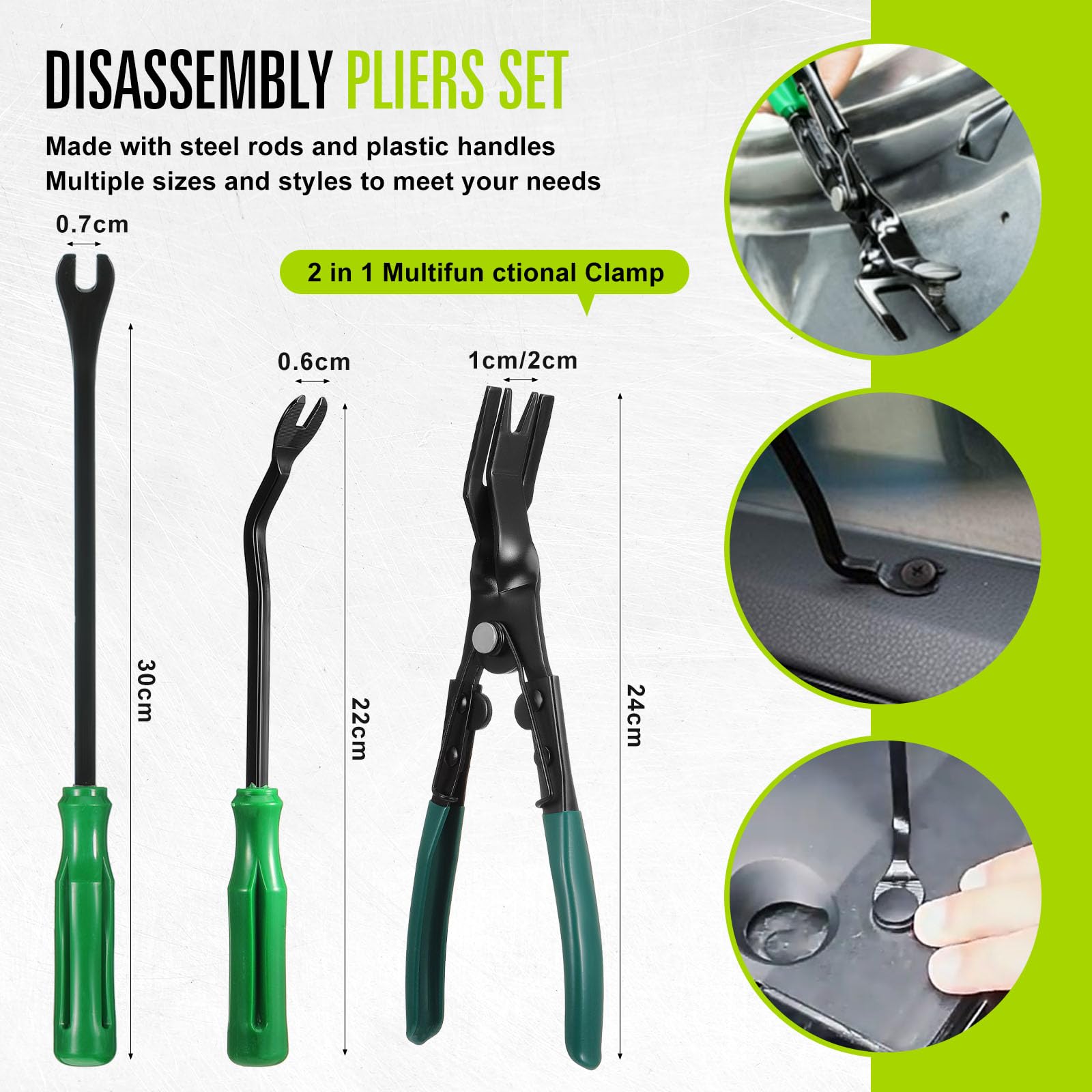 Coptiner 415 Pcs Car Trim Removal Tool Kit - Image 3