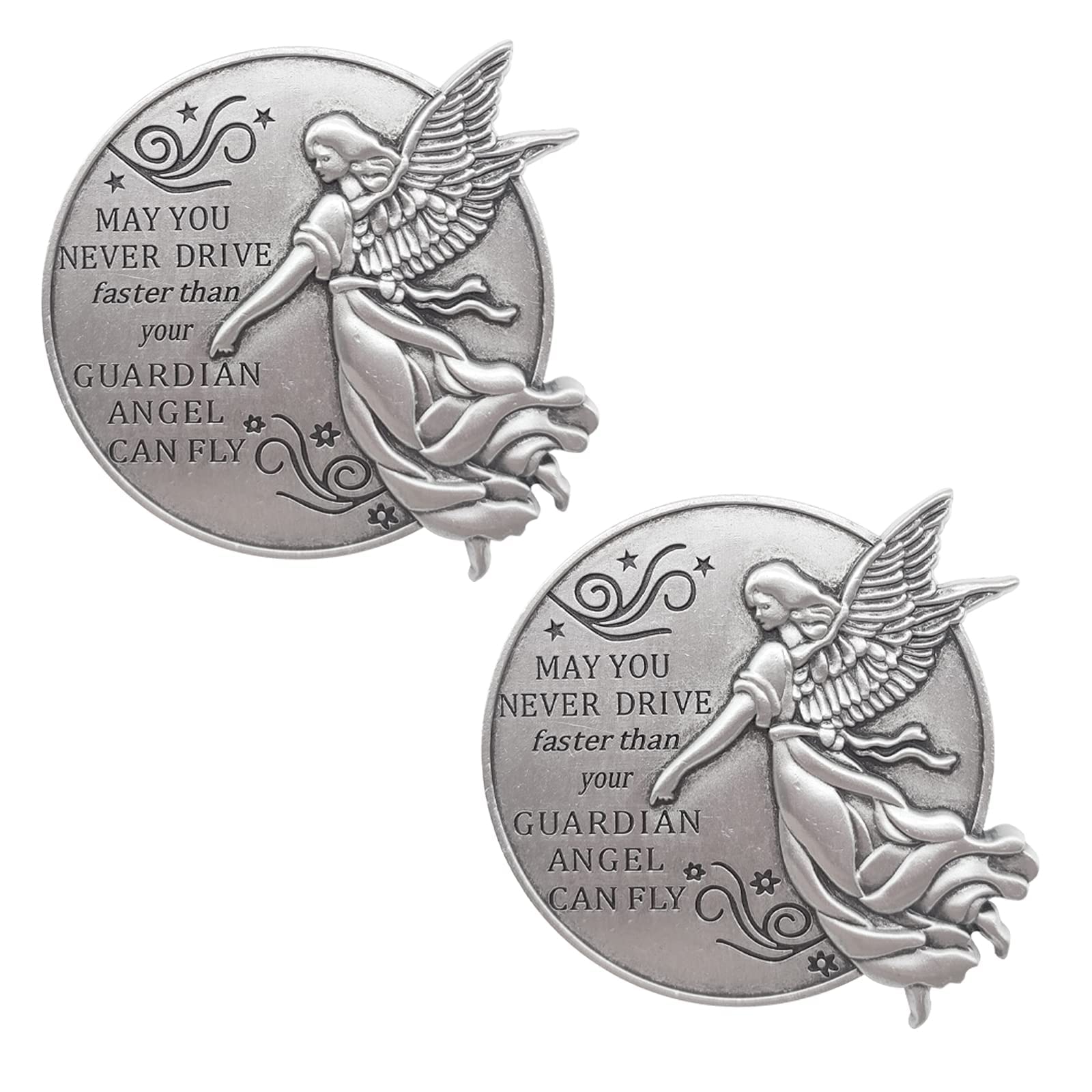 Guardian Angel Visor Clip, Car Automotive Accessories, Gift for Driver, Parent, Family, Friend (2)