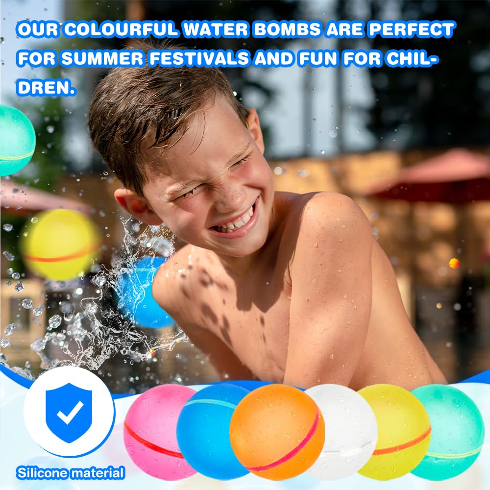 Globos De Agua Reutilizables Magnéticos Modelo Actividades A Color Globos De Agua Reutilizables Magnéticos Modelo Actividades A Color