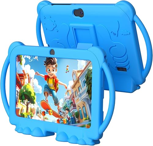 Tablet para niños, tablet de 7 pulgadas para niños 4GB+32GB admite expansión de 1TB, Android preinstalado, control parental, tabletas para niños