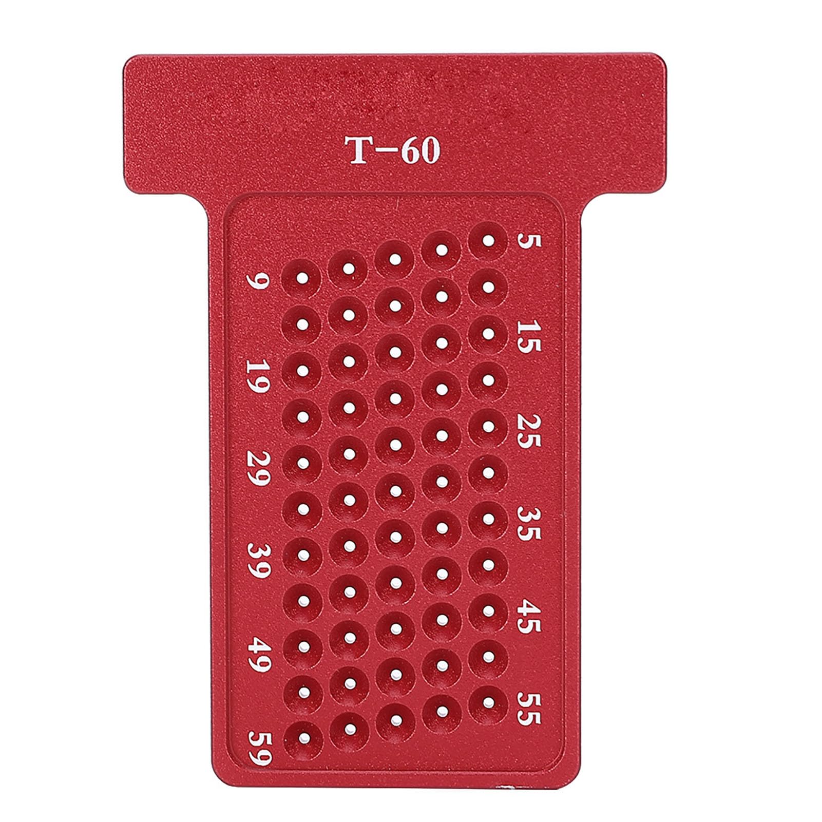 Precision Woodworking Ruler Aluminium Alloy Metric Scribing Gauge Hole Positioning Cross Calibration Tool for DIY Carpentry Projects
