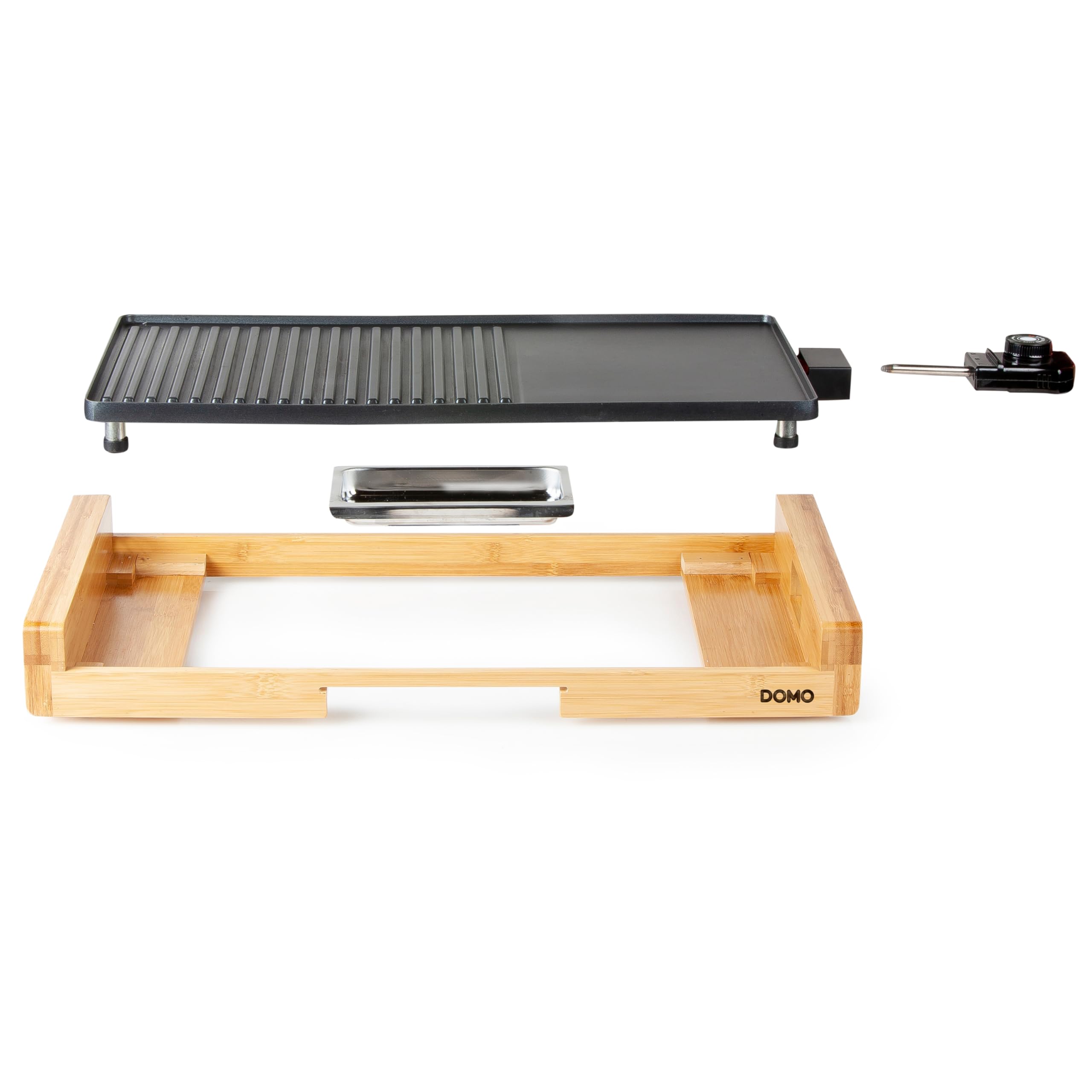 DOMO DO8311TP Teppanyaki Bamboo - 60cm - 2200W