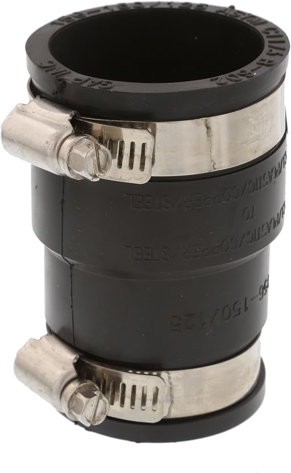 Aqua Plumb 6569100 1/2" X 1 1/4" Rubber Coupling, 27 Piece, Pipe