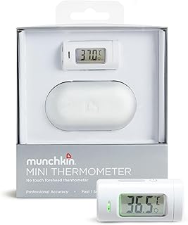 Munchkin Infrared Thermometer | Non-Contact Touchless for Baby Single Button LCD Display | Compact & Travel Friendly | Kid...