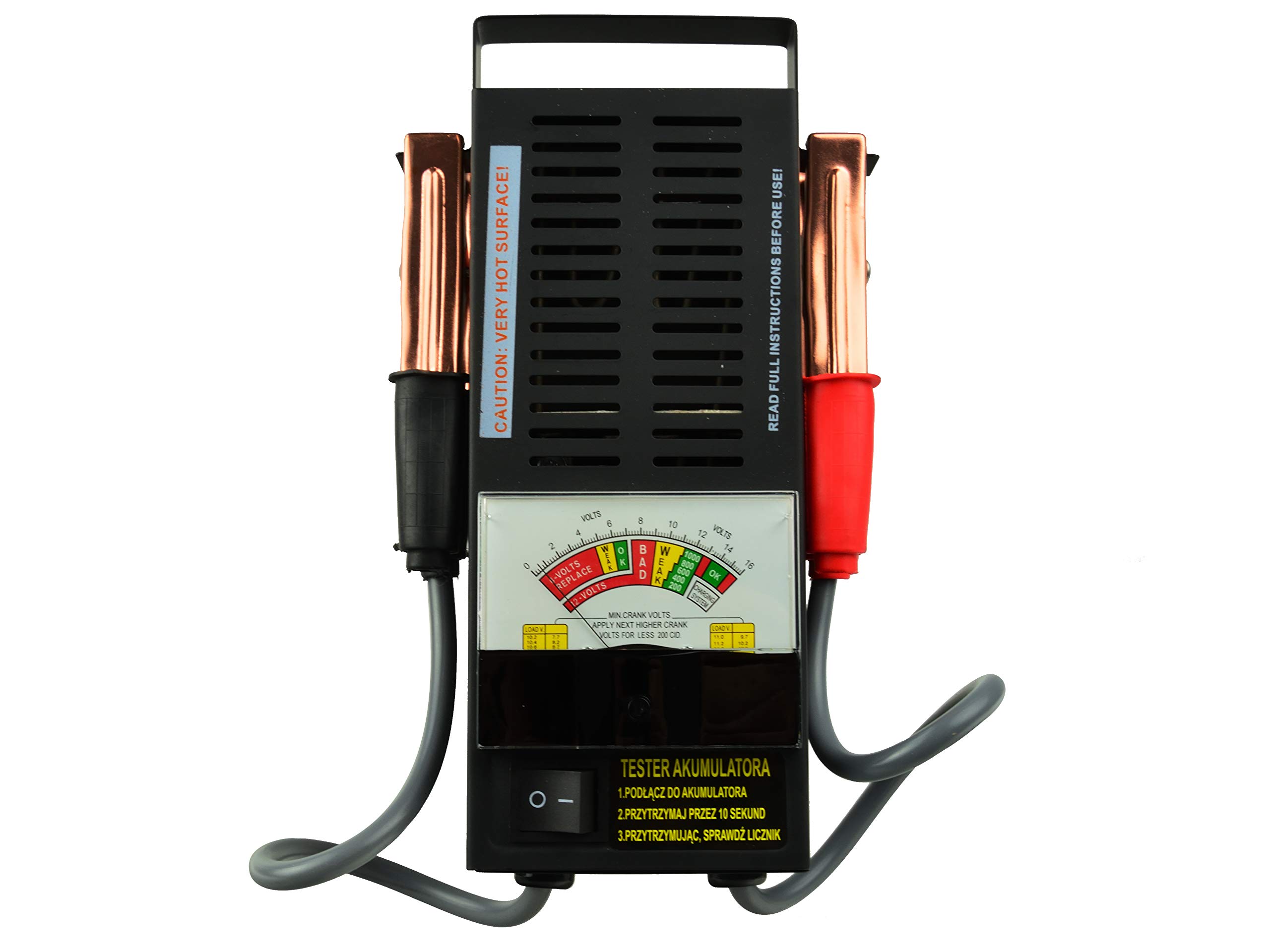 BSD Autobatterie Tester - 6V und 12V Batterietester, KFZ Batterietester, Batterie Testgerät