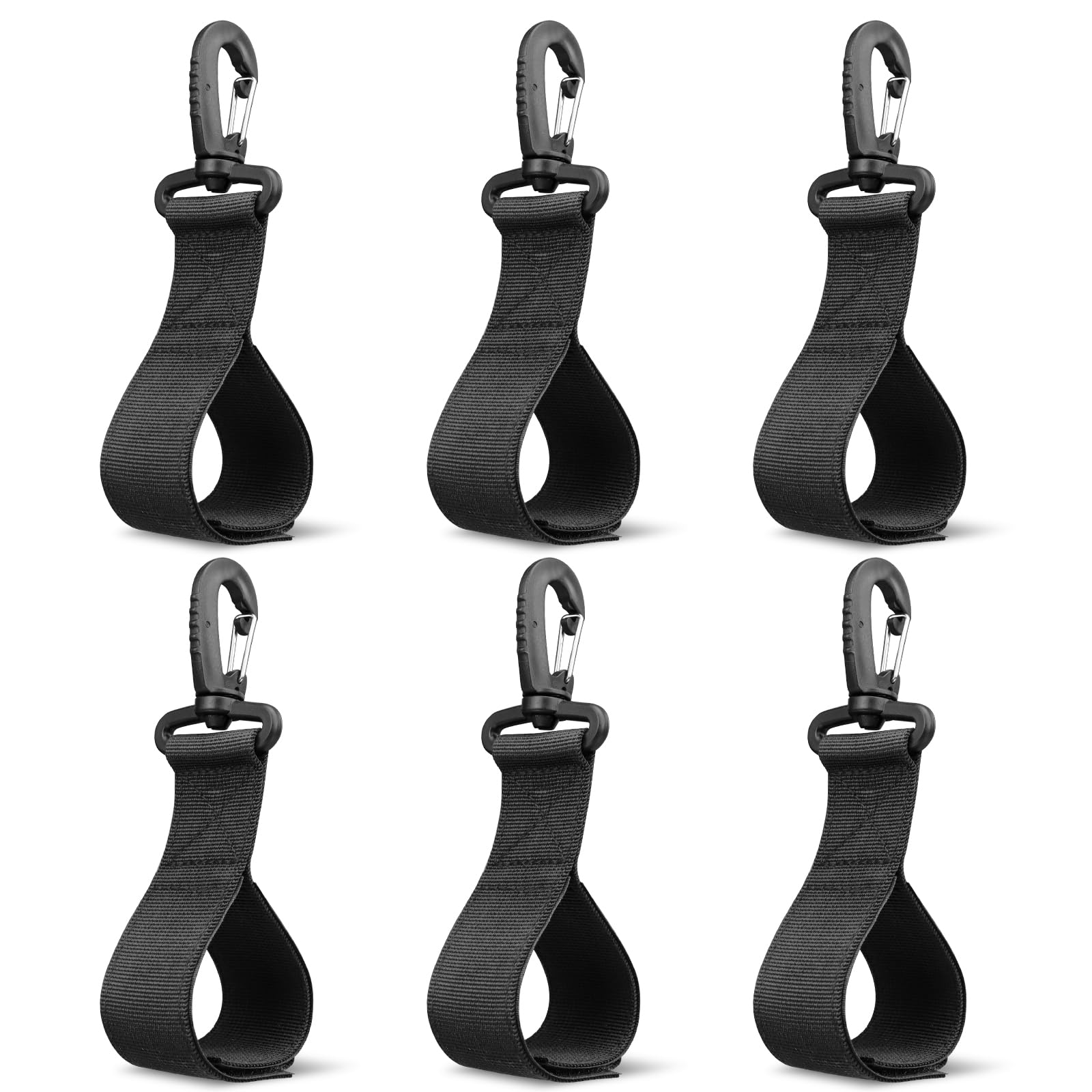 Aecsze 6 Pack Kayak Paddle Holder, Paddle Clip for Kayaking, SUP, Paddle Board Cup Holder, Inflatable Boat Paddle Keeper