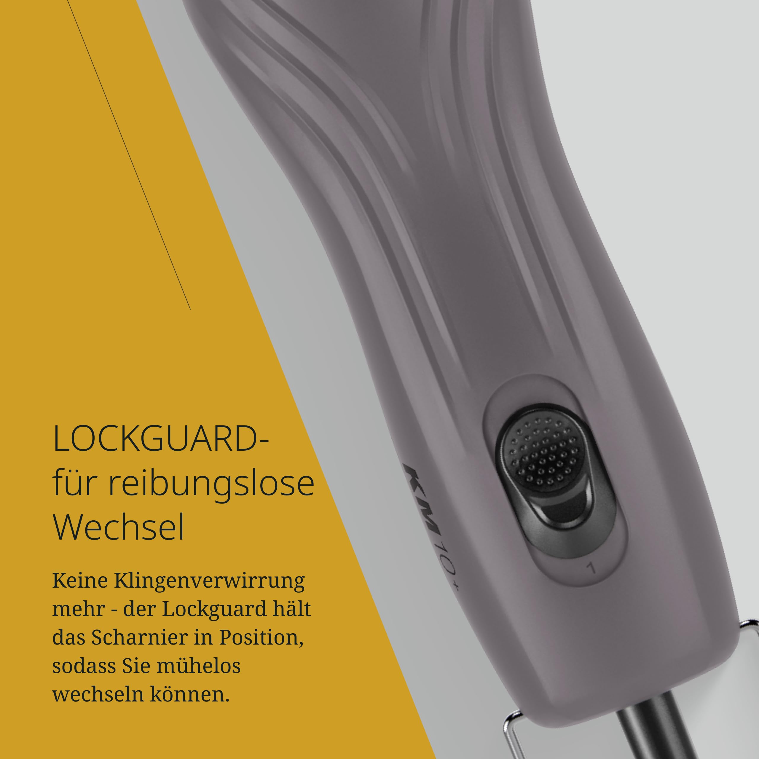 Wahl KM10+ Animal Clipper - Kabelgebundene Tierschermaschine - Leicht, Leise & Effizient - Für Katzen, Hunde, Haustiere - Lila