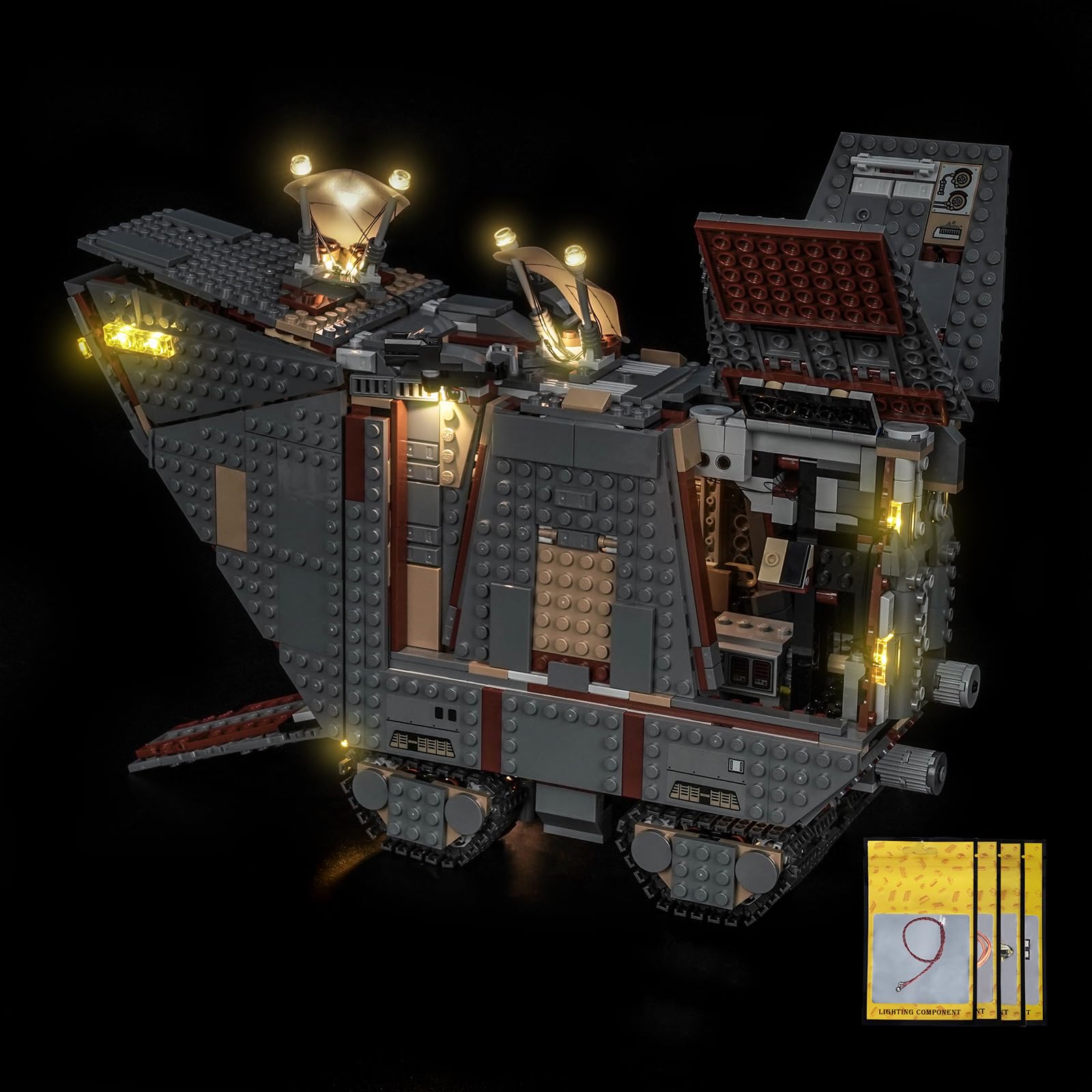 Led Licht Set kompatibel mit Lego 75453 Offworld Sandkrawler und Schlammhorn