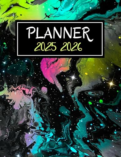 Monthly Planner 2025 2026: Two Year Schedule Organizer (January 2025 through December 2026) with Federal Holidays