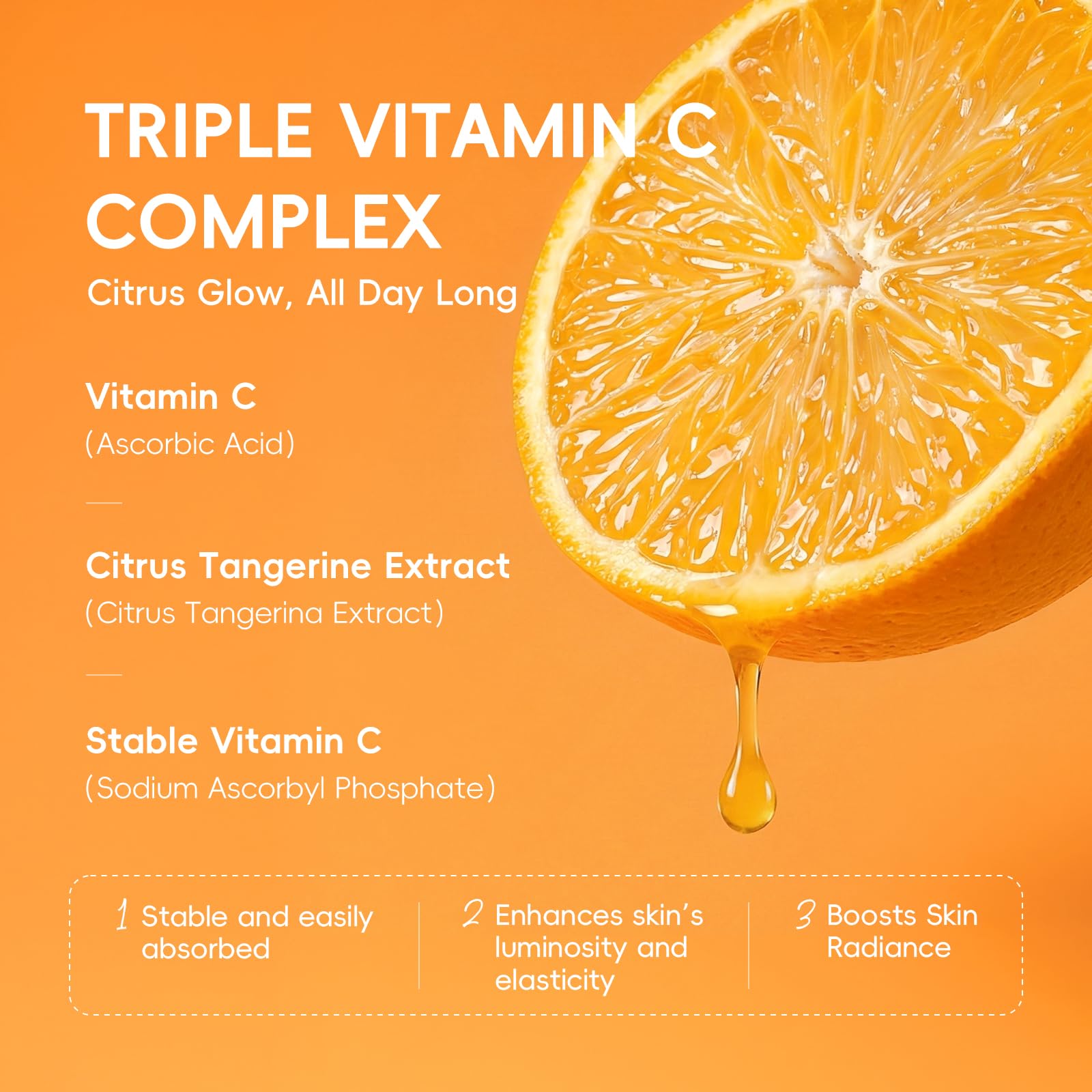 LAIKOU 11Pcs Vitamine C Kit Soin Visage Femme Voyage | Routine Beauté Visage avec Lait Nettoyant Crème Yeux Essence Masque Lèvres Masque Yeux Solaire, pour Adolescentes et Femmes