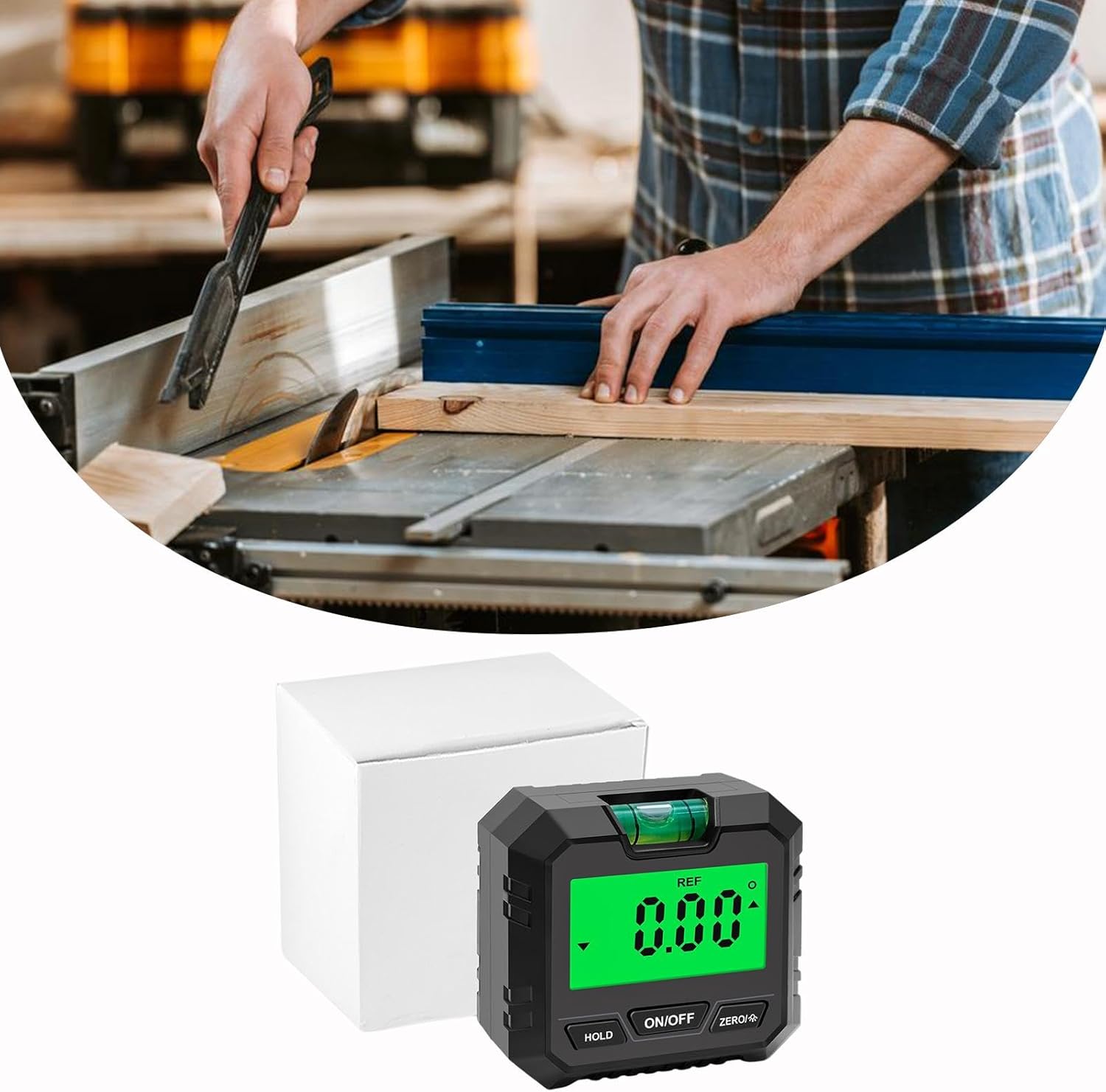 Digital Angle Finder - Digital Angle Gauge | Angle Finder Tool | Digital Protractor | Digital Angle Finder Gauge | Magnetic Protractor Inclinometer Angle Cube levell Box with Magnetic Base