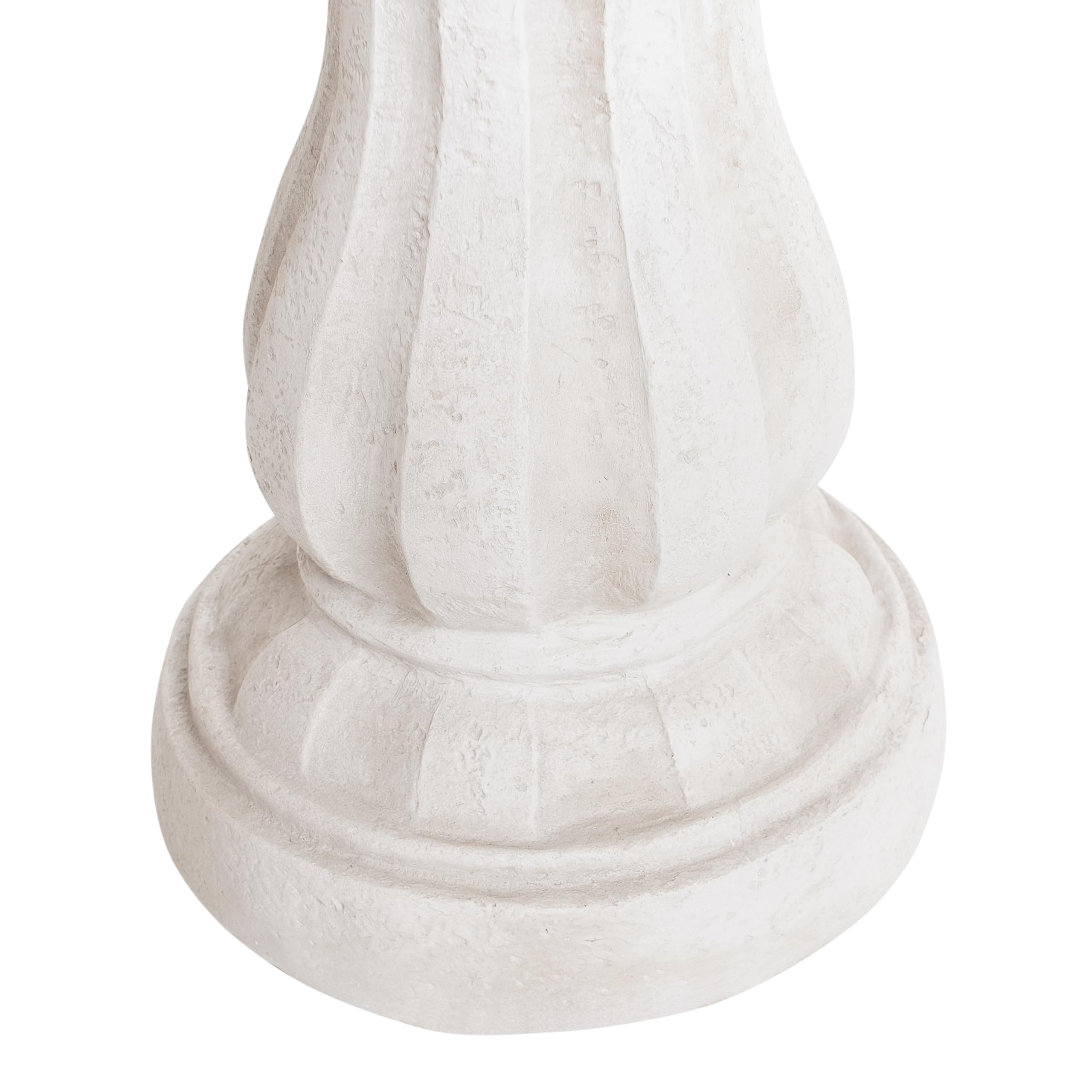 Fontaine de Jardin en Résine Cascade Accessoire d'Extérieur Beige Clair Limbara