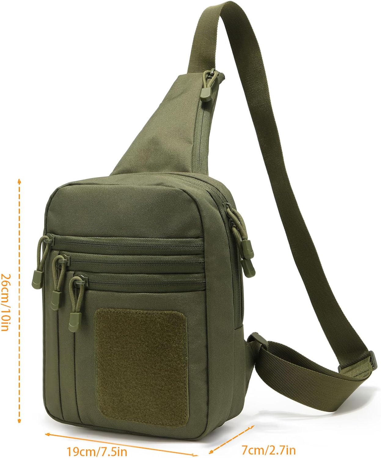 Concealed Carry Gun Bag for Men & Women, Sling Pistol Bag for Handguns CCW Shoulder Bag Tactical Crossbody Chest Pack Range Bags with Holster - Image 2